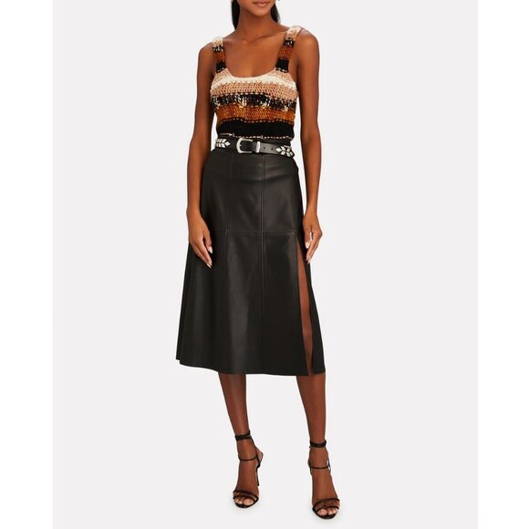 Ulla Johnson Tops - Ulla Johnson Alena Space Dyed Knit Tank Top / Medium/Large / Walnut Brown Wool